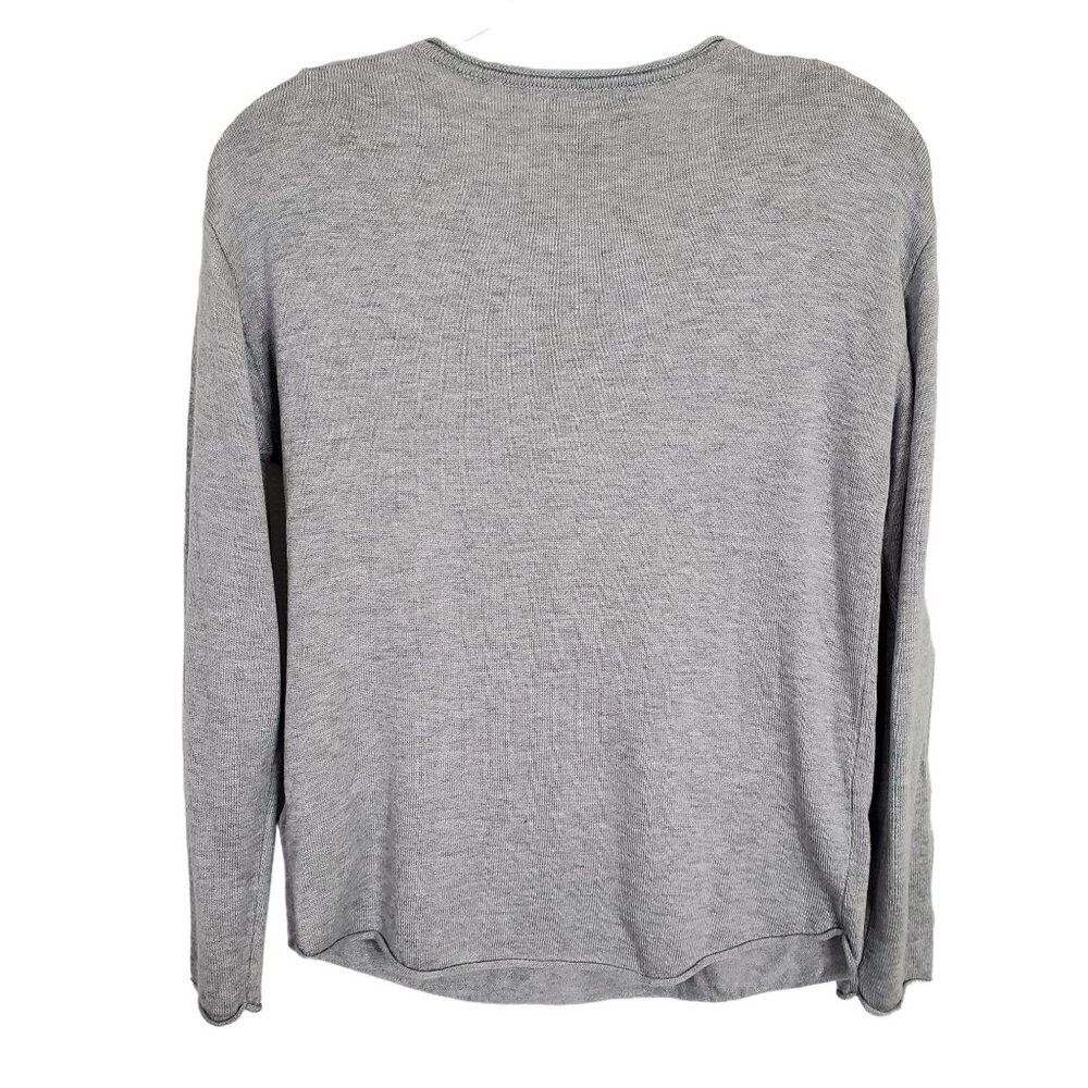 Rachel Zoe Size S Sweater Cozy Cashmere Blend Blessed Light Knit Rolled Edges - Picture 3 of 7